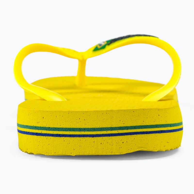 Havaianas Brasil Logo Neon infradito giallo agrumi / giallo agrumi 8