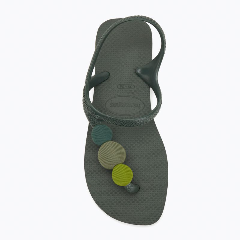 Havaianas Flash Urban Plus sandali da donna verde oliva 5