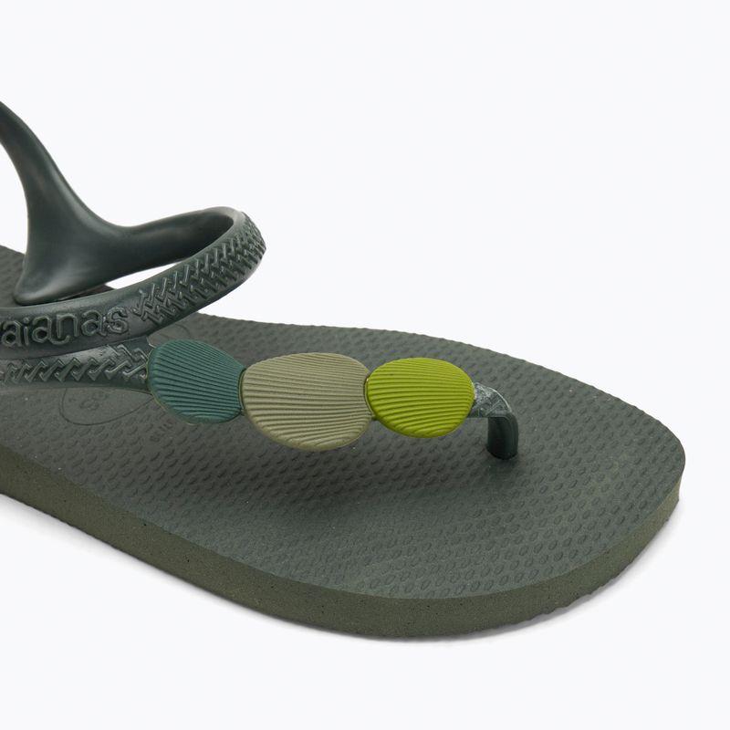 Havaianas Flash Urban Plus sandali da donna verde oliva 7