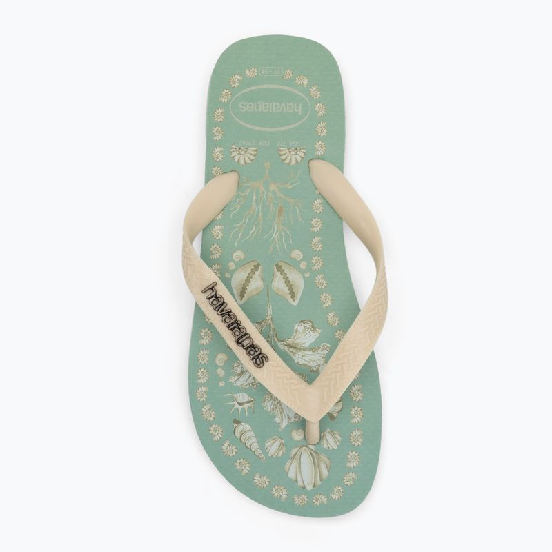 Infradito Havaianas Top Tropicalia Vibes da donna, colore verde costa 5