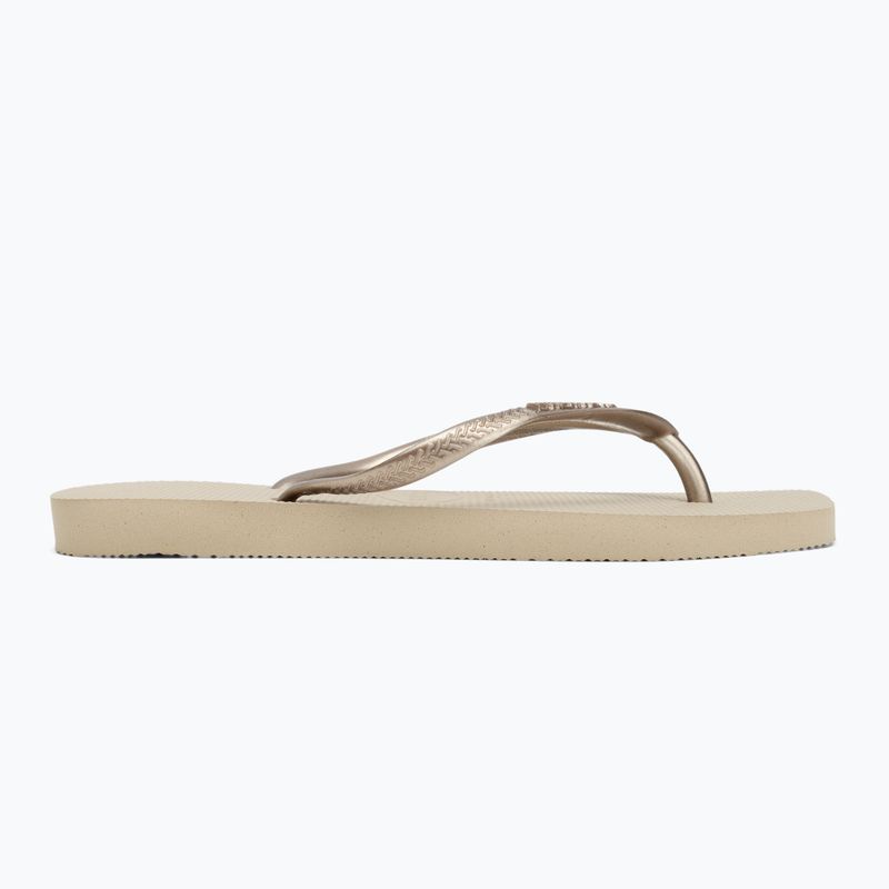 Infradito Havaianas Slim Square donna grigio sabbia 2