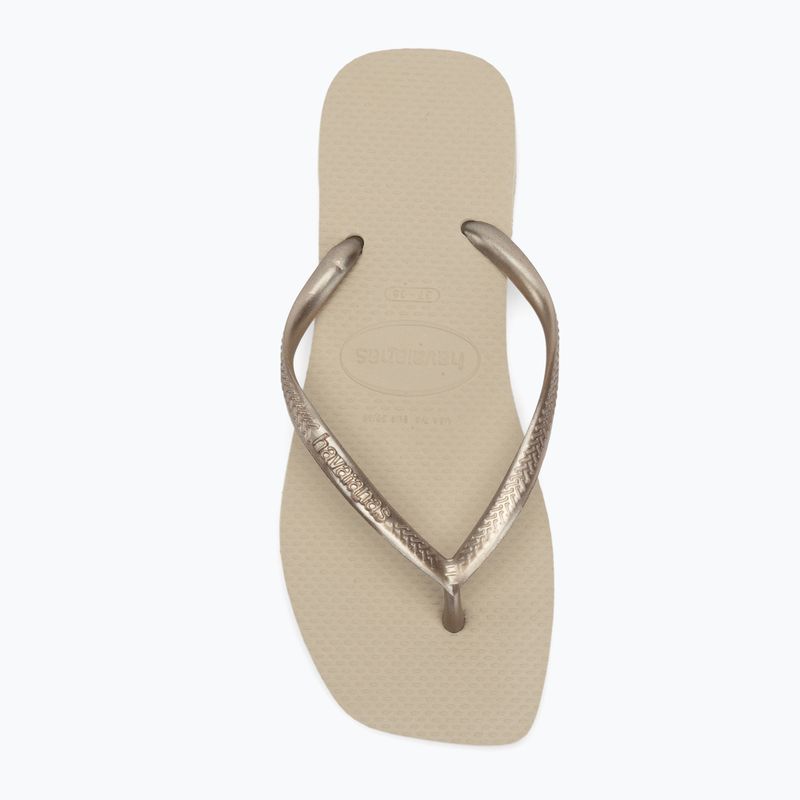 Infradito Havaianas Slim Square donna grigio sabbia 5