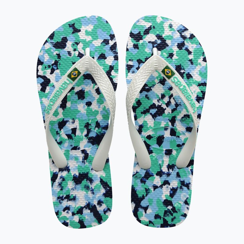 Havaianas Brasil Tech II infradito blu lavanda 10