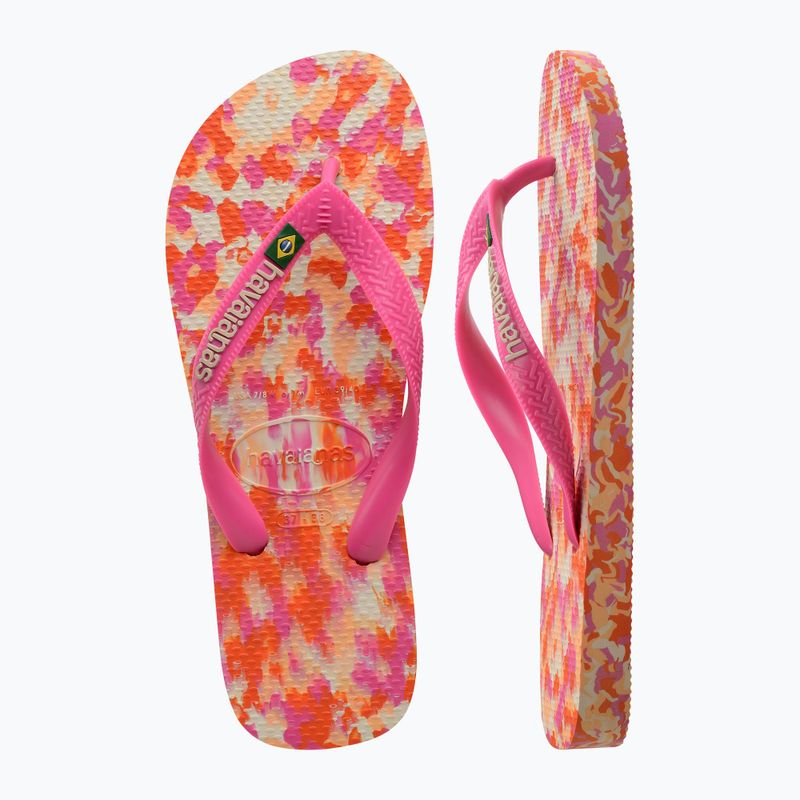 Infradito Havaianas Brasil Tech II rosa flux 11