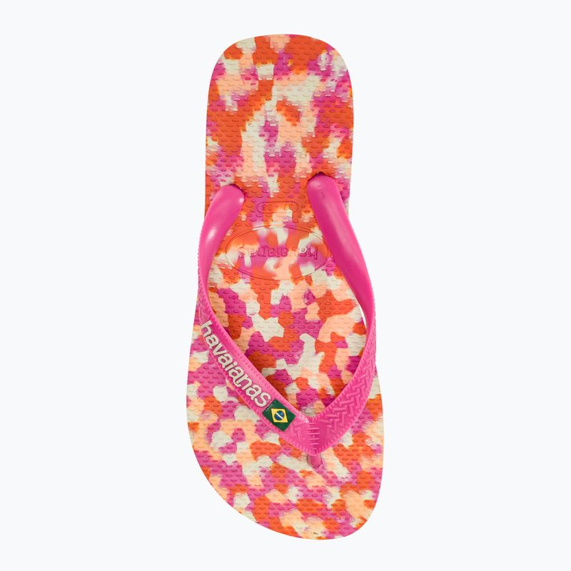 Infradito Havaianas Brasil Tech II rosa flux 5