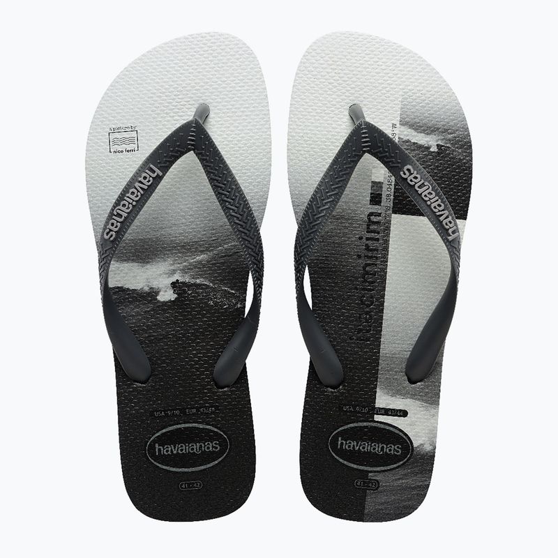 Havaianas Top Surfer I da uomo, infradito nuove in grafite 4