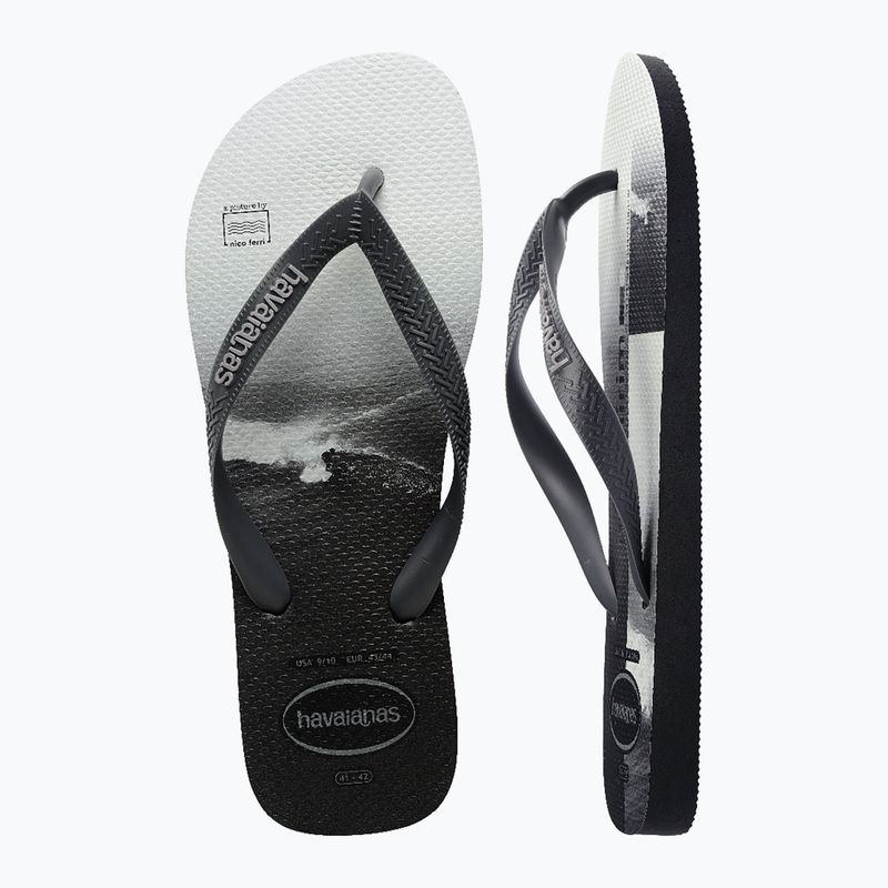 Havaianas Top Surfer I da uomo, infradito nuove in grafite 5