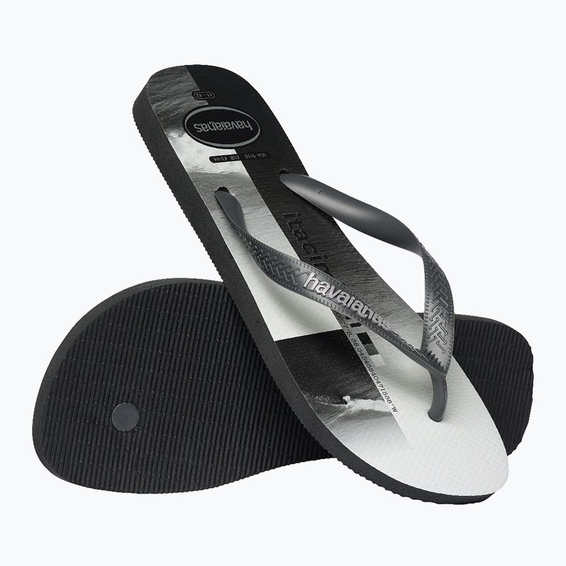 Havaianas Top Surfer I da uomo, infradito nuove in grafite 6