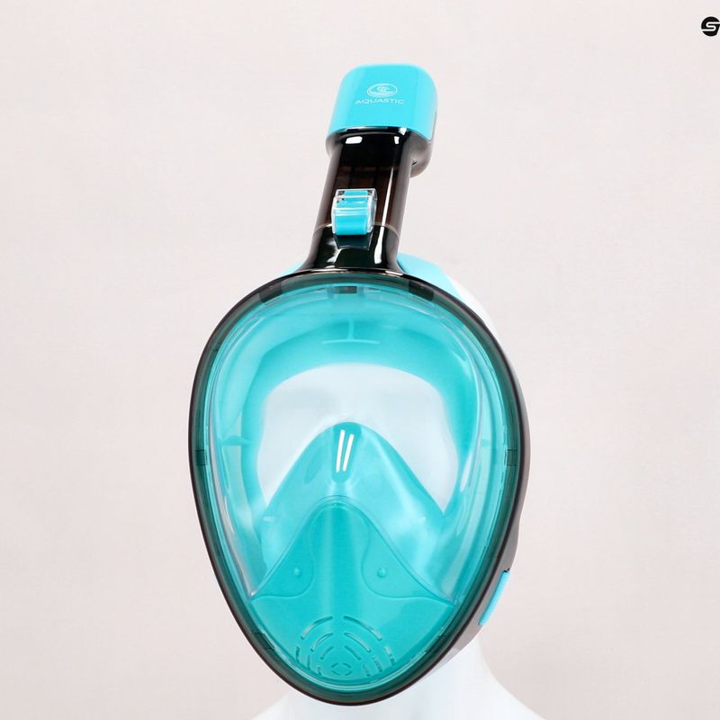 Maschera integrale per lo snorkeling AQUASTIC SMA-01SN blu 13