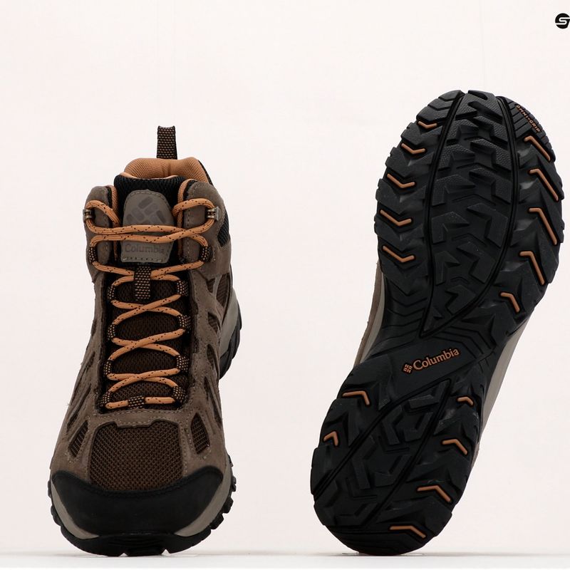 Columbia Redmond III Mid Wp, stivali da trekking da uomo in cordovan/elk 21