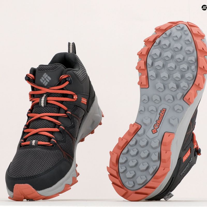 Columbia Peakfreak II Mid Outdry scarpe da trekking da donna grigio scuro/corallo scuro 21