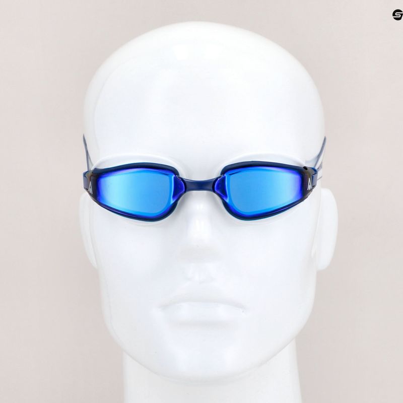 Occhialini da nuoto Aquasphere Fastlane 2022 blu/bianco/blu specchio 5