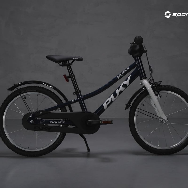 PUKY Cyke 18-1 Alu bicicletta per bambini blu/bianco 9