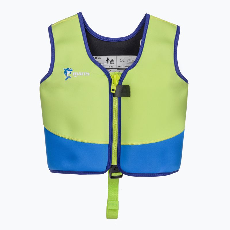 Giacca galleggiante Mares per bambini lime