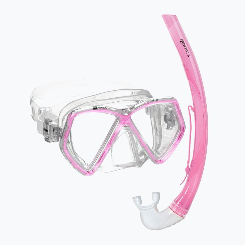 Mares Combo Zephir Junior rosa/chiaro kit snorkeling per bambini