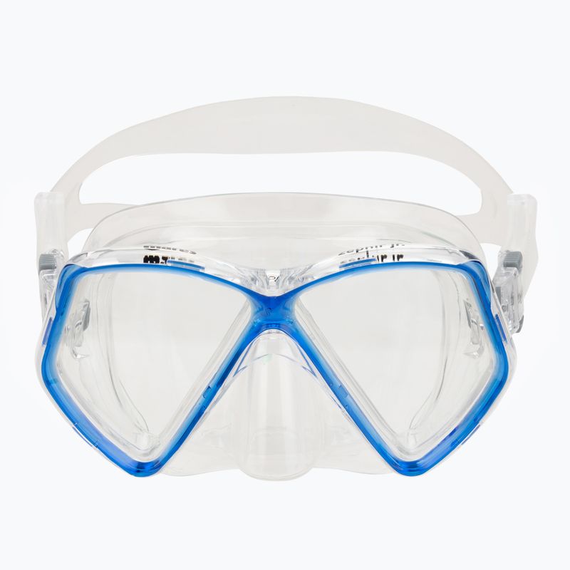Maschera snorkel Mares Zephir JR blu/chiaro per bambini 2