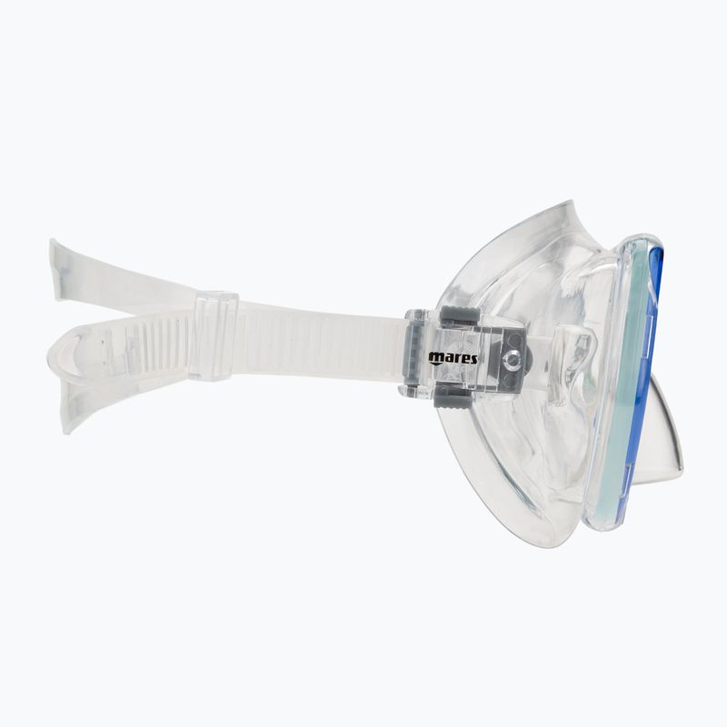 Maschera snorkel Mares Zephir JR blu/chiaro per bambini 3