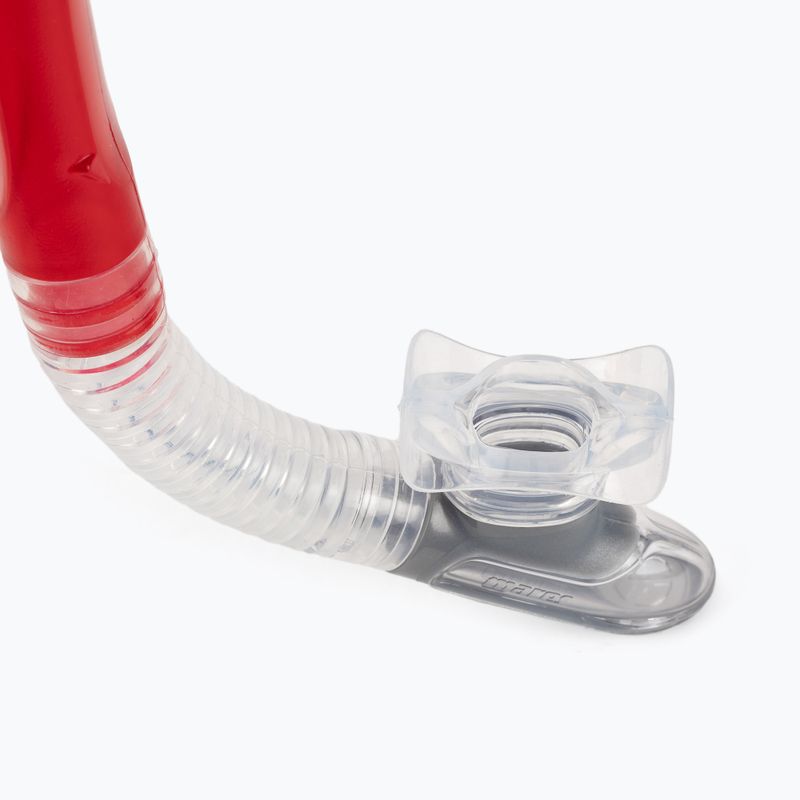 Mares Ergo Flex snorkel rosso 3