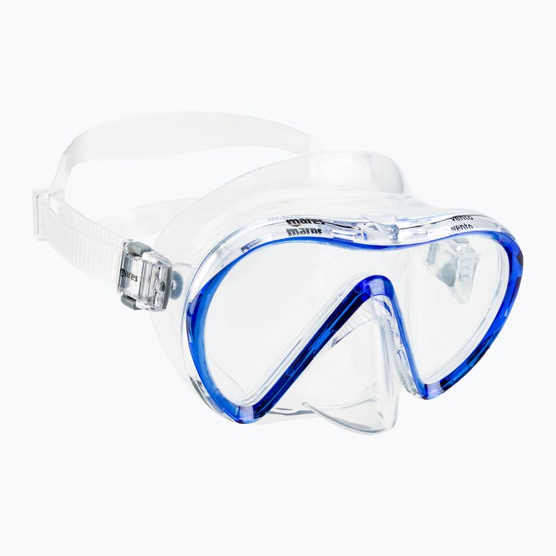 Mares Vento trasparente/blu set da immersione 2