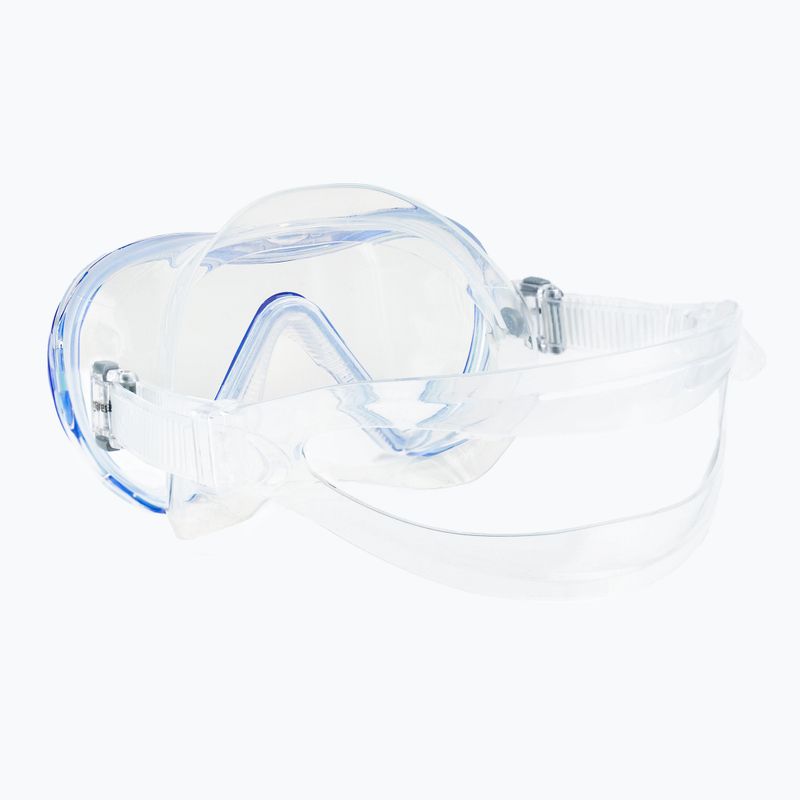 Mares Vento trasparente/blu set da immersione 5