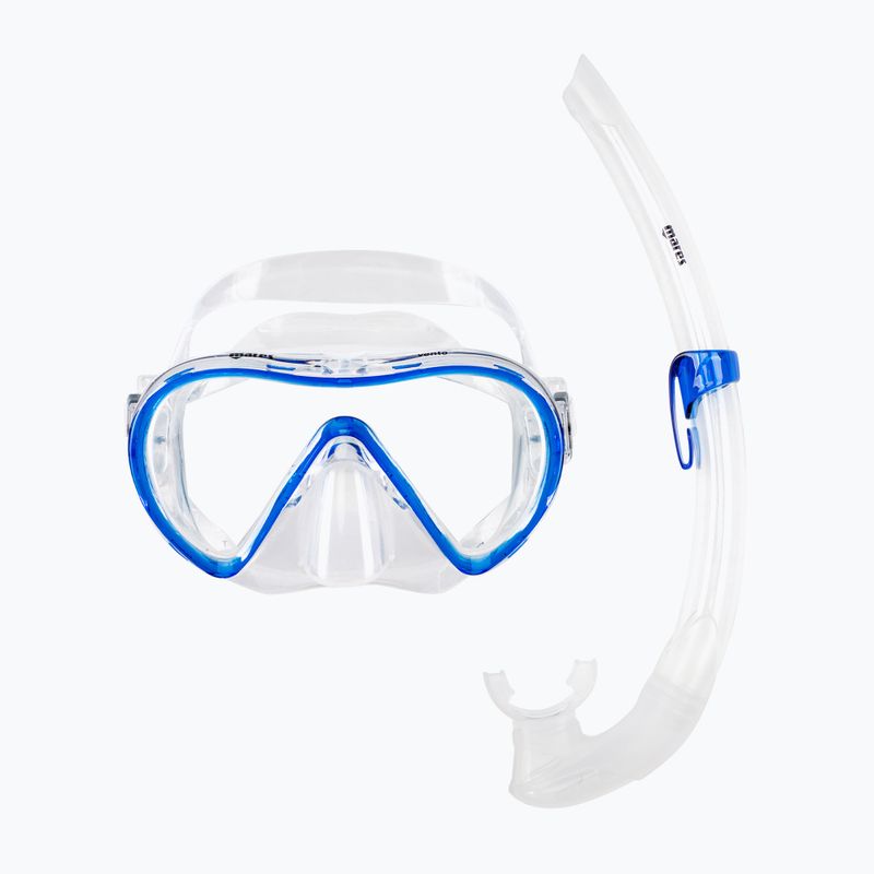 Mares Vento trasparente/blu set da immersione 9