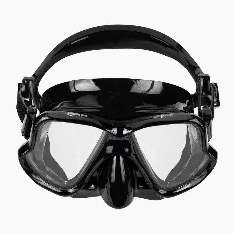 Maschera da snorkeling Mares Zephir nera 2