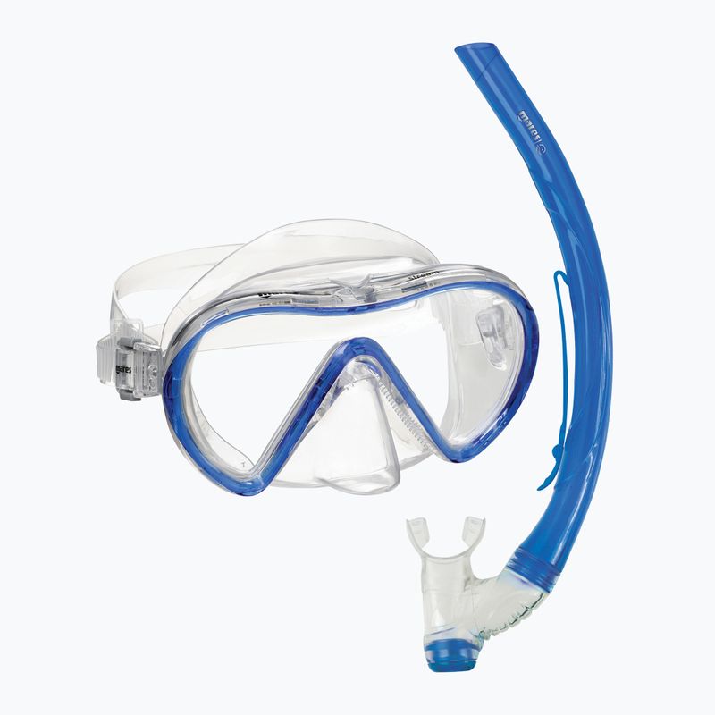 Mares Combo Stream set per lo snorkeling blu reale/chiaro