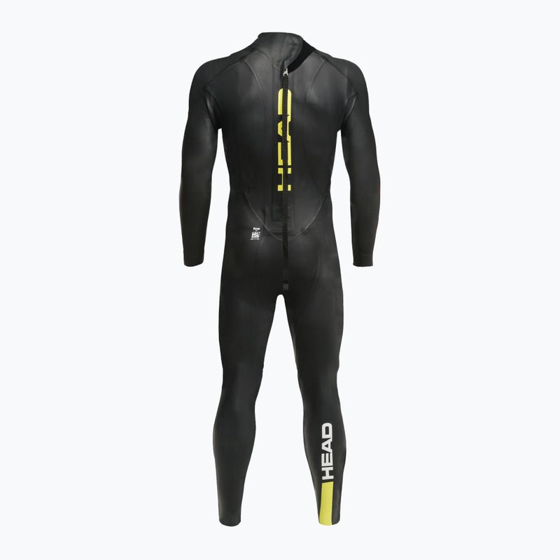 Muta da triathlon da uomo HEAD Ow Free 3.2 nero/giallo 3