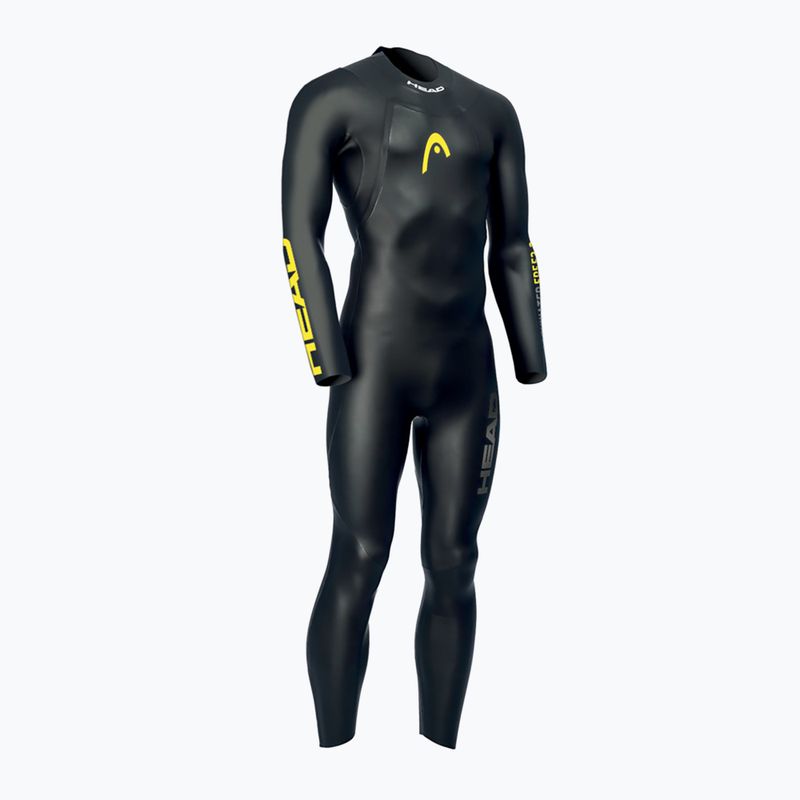 Muta da triathlon da uomo HEAD Ow Free 3.2 nero/giallo 6