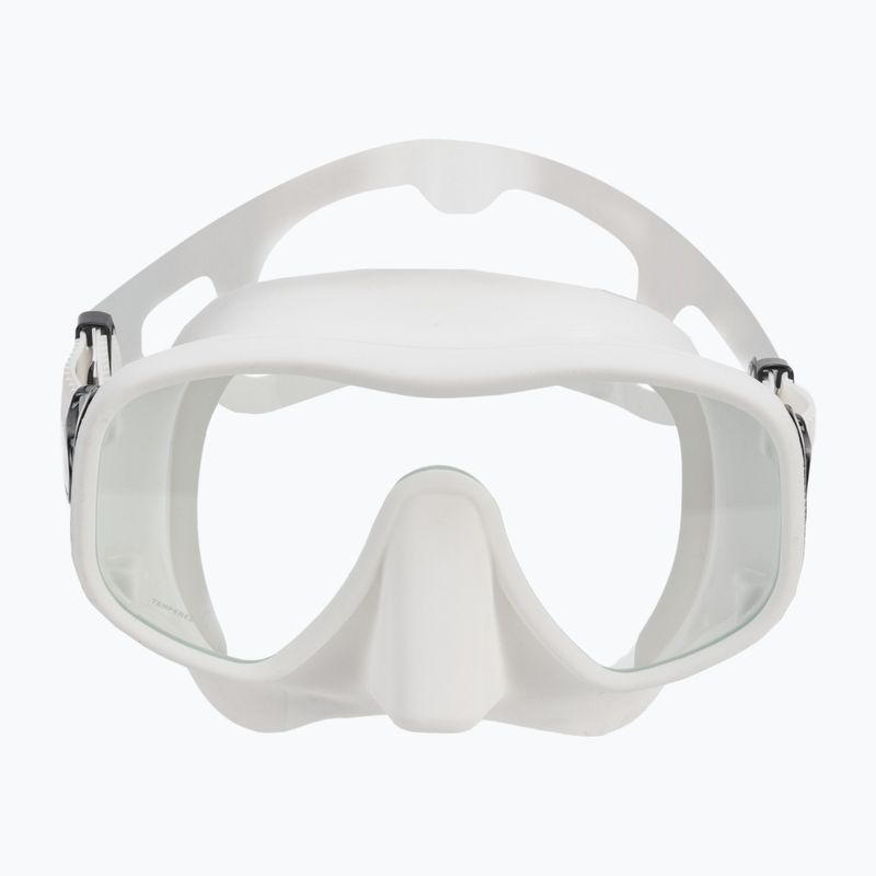 Maschera subacquea Mares Jupiter bianca 2