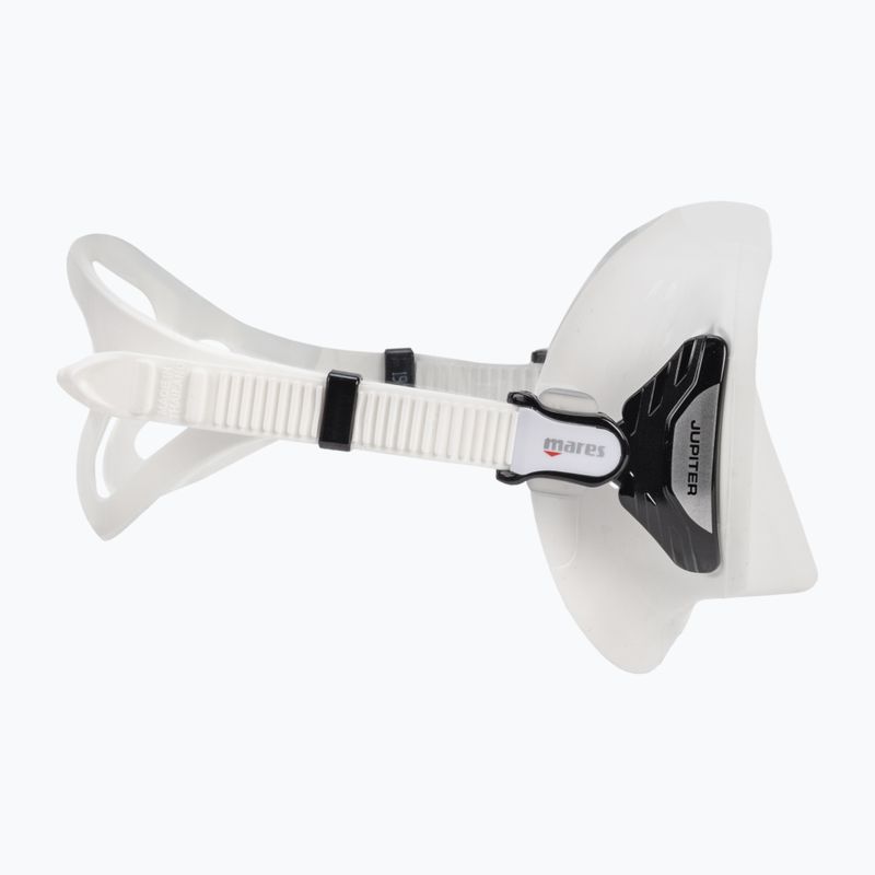 Maschera subacquea Mares Jupiter bianca 3