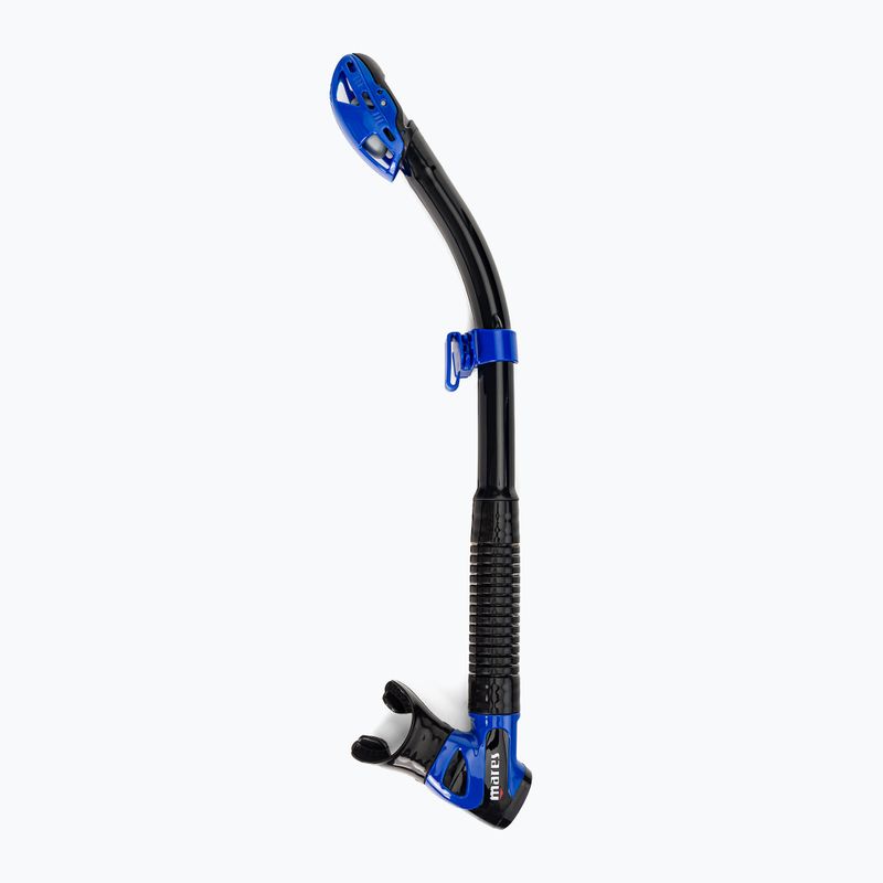 Mares Rebel Dry snorkel nero/blu