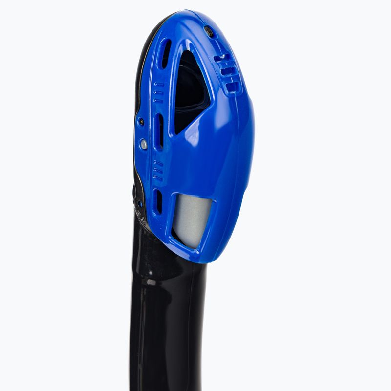 Mares Rebel Dry snorkel nero/blu 2