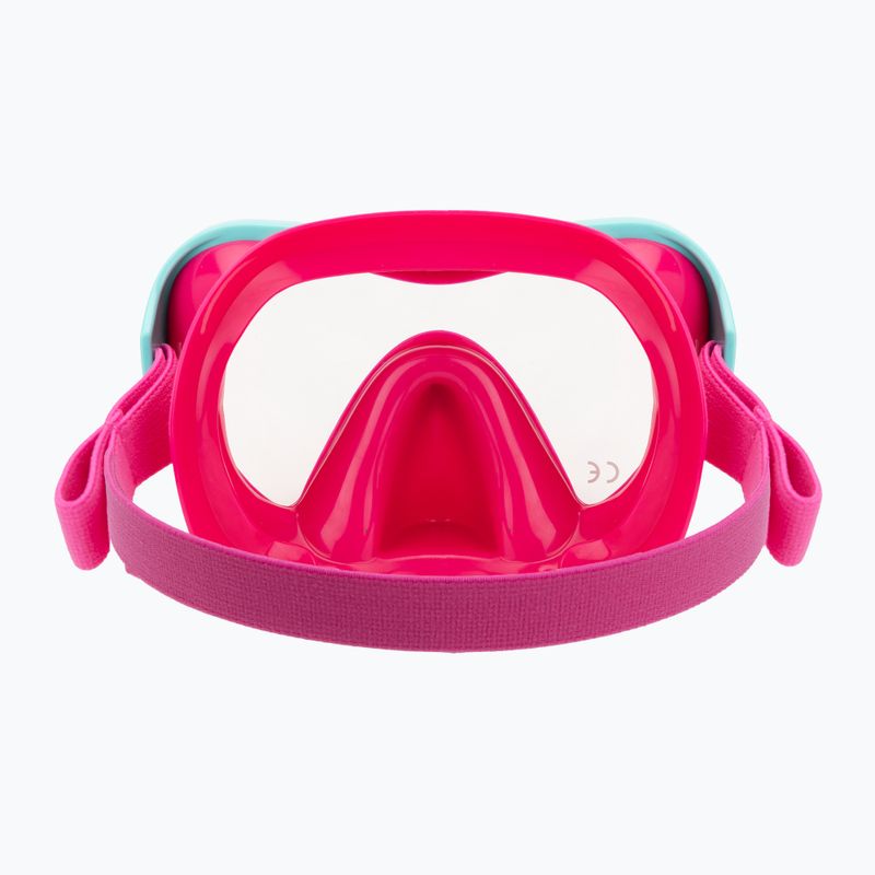 Maschera da snorkeling Mares Turtle rosa/acqua per bambini 4