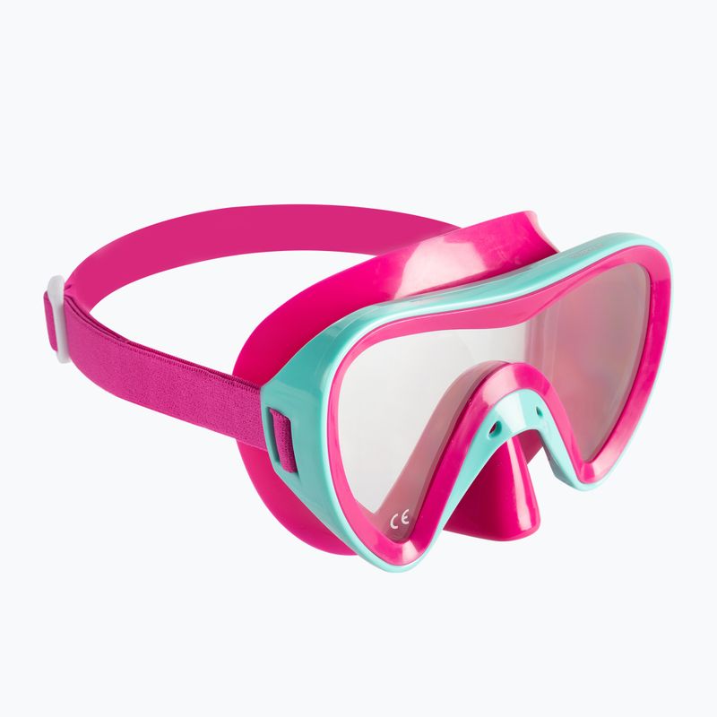 Mares Turtle, set da immersione per bambini di colore rosa 2