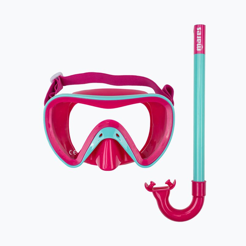 Mares Turtle, set da immersione per bambini di colore rosa 8