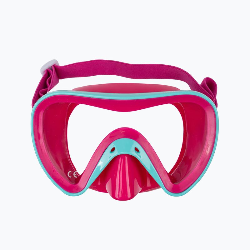 Mares Turtle, set da immersione per bambini di colore rosa 9
