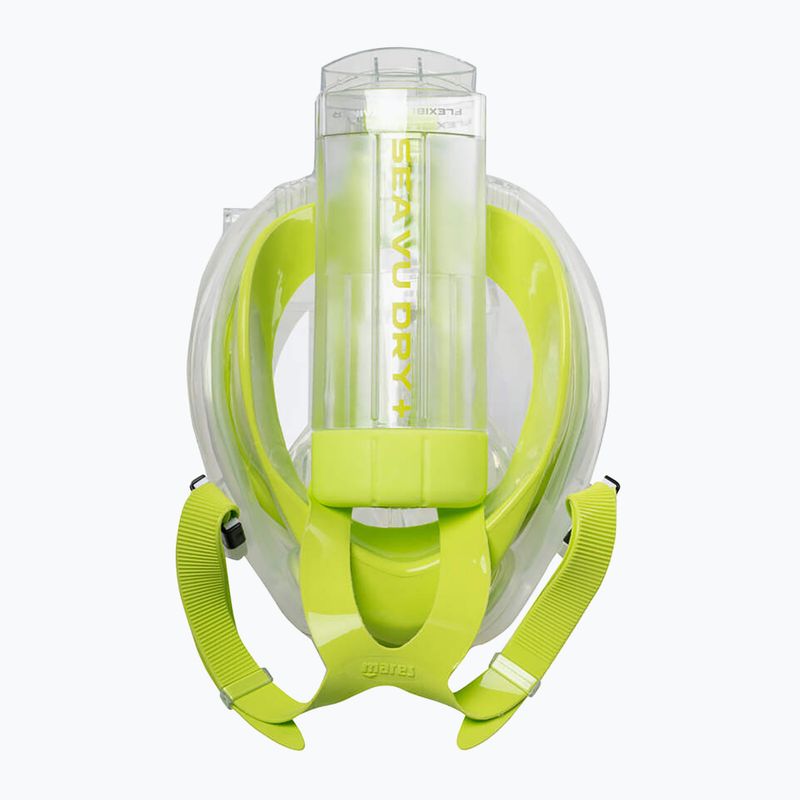 Mares Sea Vu Dry + maschera integrale bianco/calce per lo snorkeling 2