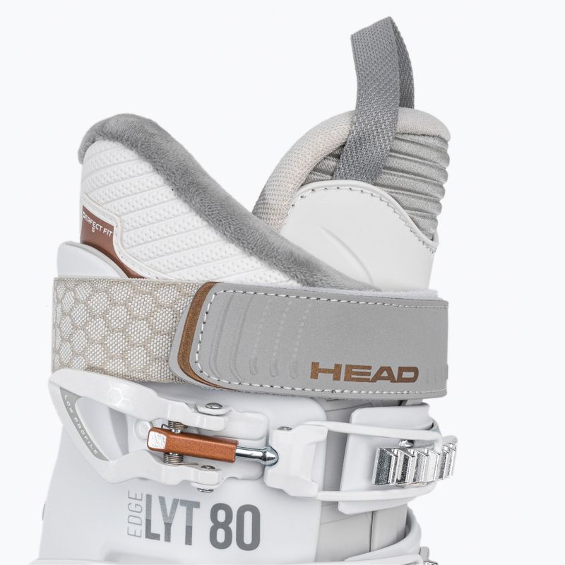 Scarponi da sci da donna HEAD Edge LYT 80 W bianco/rame 6