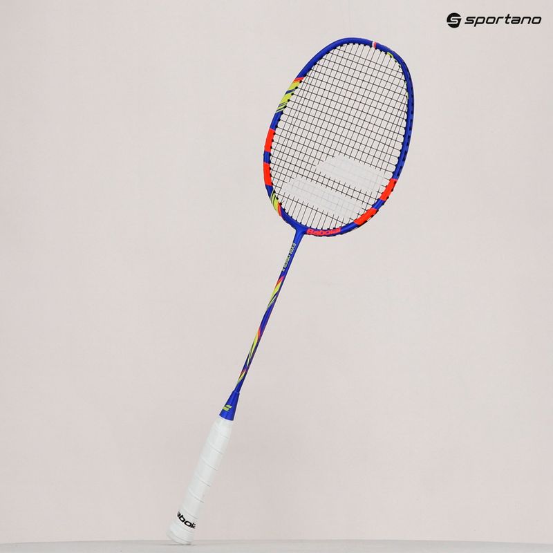 Racchetta da badminton Babolat Base Explorer II blu/arancione 7