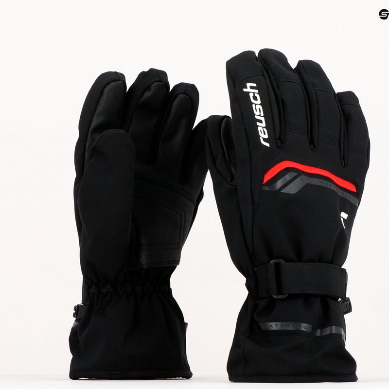 Guanto da sci Reusch Primus R-TEX XT nero/rosso fuoco 11