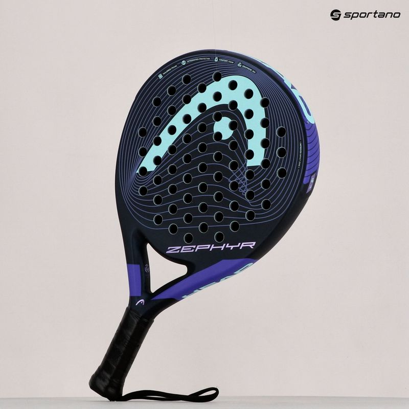 Racchetta HEAD Zephyr nero/viola 8