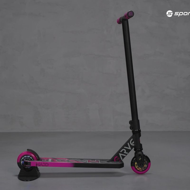 MGP Madd Gear Carve Pro X nero/rosa scooter freestyle 5