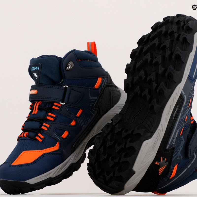 Joma J.Utah Jr scarponi da trekking per bambini navy/arancio fluor 15