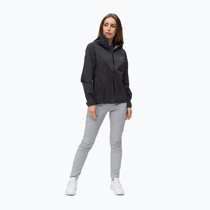 Giacca da pioggia da donna Black Diamond Stormline Stretch nero 2