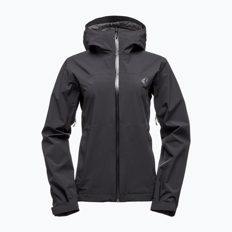 Giacca da pioggia da donna Black Diamond Stormline Stretch nero 6