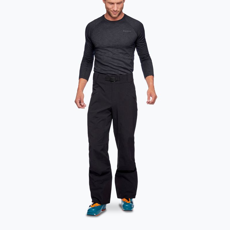 Pantaloni da sci Black Diamond Recon Stretch da uomo, nero