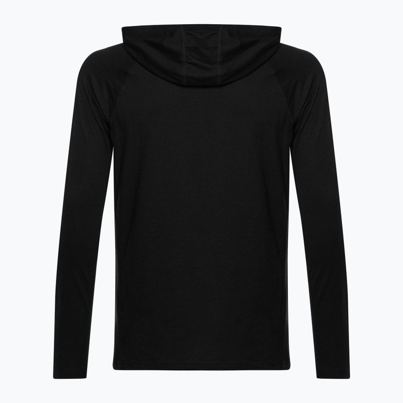 Felpa da trekking da uomo Black Diamond Crag Hoody nero 5
