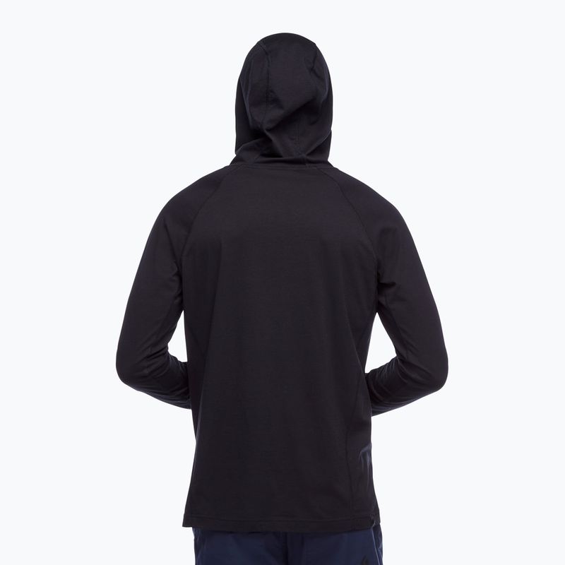 Felpa da trekking da uomo Black Diamond Crag Hoody nero 3
