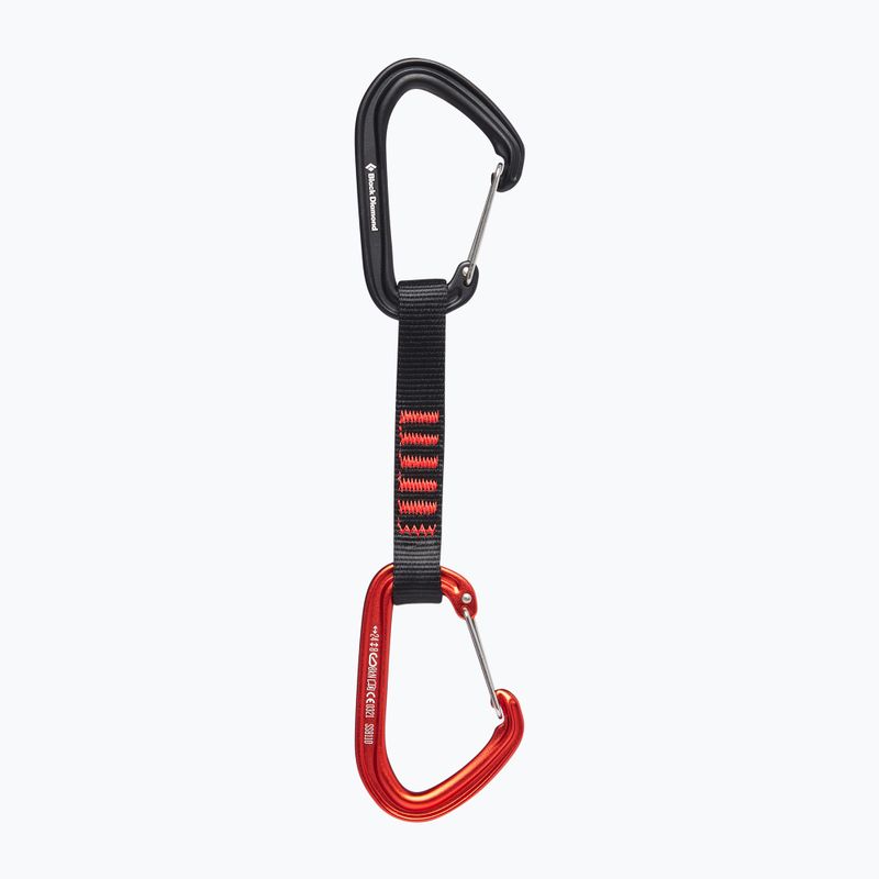 Black Diamond Hotwire Quickdraw 12cm acetato arrampicata express